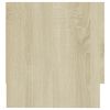 vidaXL Wardrobe Sonoma Oak 100x32.5x35 cm Engineered Wood