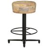 vidaXL Bar Stools 2 pcs 52 cm Solid Mango Wood