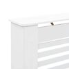 vidaXL Radiator Cover White 112x19x81.5 cm MDF
