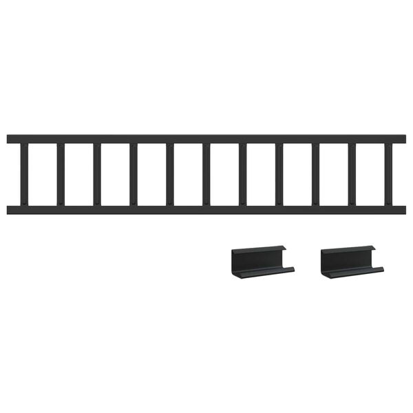 vidaXL 1200 x 2.5 x 20 cm Steel