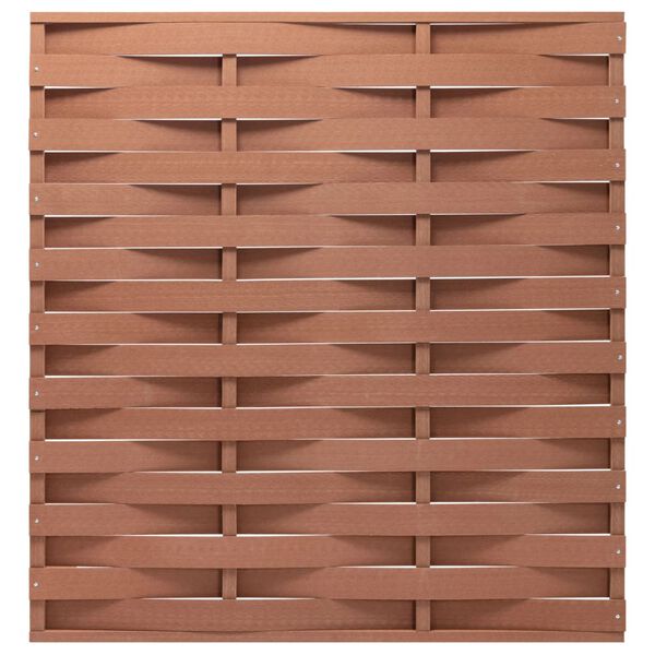 vidaXL Fence Panel WPC 170x180 cm Brown