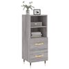 vidaXL Sideboard Grey Sonoma 34.5x34x90 cm Engineered Wood