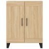 vidaXL Highboard Sonoma Oak 69.5x34x180 cm Engineered Wood