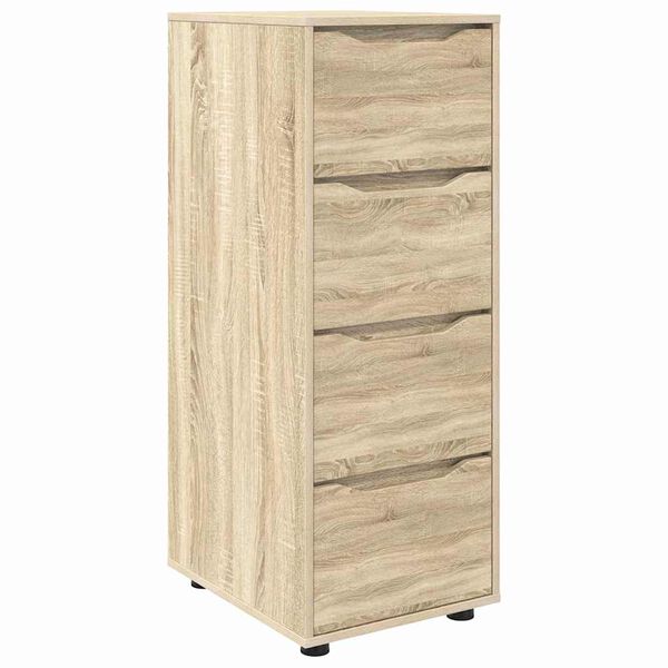 vidaXL Storage Cabinet Sonoma Oak 40 x 48 x 105 cm Engineered Wood