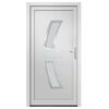 vidaXL Front Door White 98x200 cm PVC