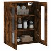 vidaXL Wall Mounted Cabinet Smoked Oak 69.5x34x90 cm