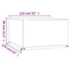 vidaXL Garden Furniture Covers 2 pcs 8 Eyelets 132x132x80 cm Square