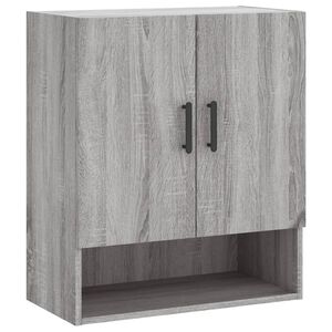 vidaXL Wall Cabinet Grey Sonoma 60x31x70 cm Engineered Wood