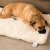 HuggleHounds Fleece Pet Mat M Wool White