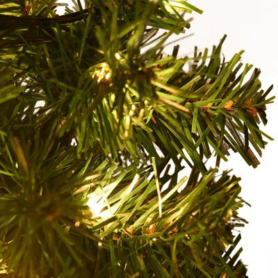 vidaXL Christmas Pathway Trees 6 pcs with Warm White LEDs 45 cm PVC