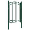 vidaXL Fence gates EMMEN 104 x 106 cm Lockable Powder-coated steel