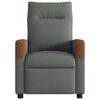vidaXL Massage Recliner Chair Dark grey 69 x 86 x 100 cm Fabric