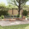 vidaXL Garden Sofa Set 5 pcs Brown and Grey