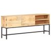 vidaXL Sideboard 145x30x60 cm Solid Mango Wood