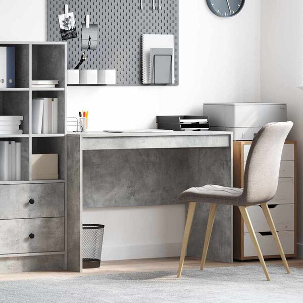 vidaXL Desk Concrete Grey 100 x 50 x 76 cm