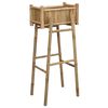 vidaXL Garden Planter With Holder Natural 50 x 38 x 114 cm Bamboo