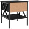vidaXL Bedside Table Black 40x42x45 cm Engineered Wood