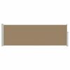 vidaXL Retractable Side Awning 500 x 100 cm Polyester Rectangular