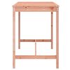 vidaXL Garden Table 121x82.5x110 cm Solid Wood Douglas