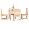 vidaXL 5 Piece Garden Dining Set Solid Wood Pine