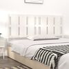 vidaXL Bed Headboard White 165.5x4x100 cm Solid Wood Pine
