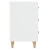 vidaXL Bedside Cabinet White 40x40x66 cm Engineered Wood