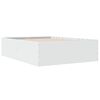 vidaXL Bed Frame without Mattress White 120x190 cm Small Double