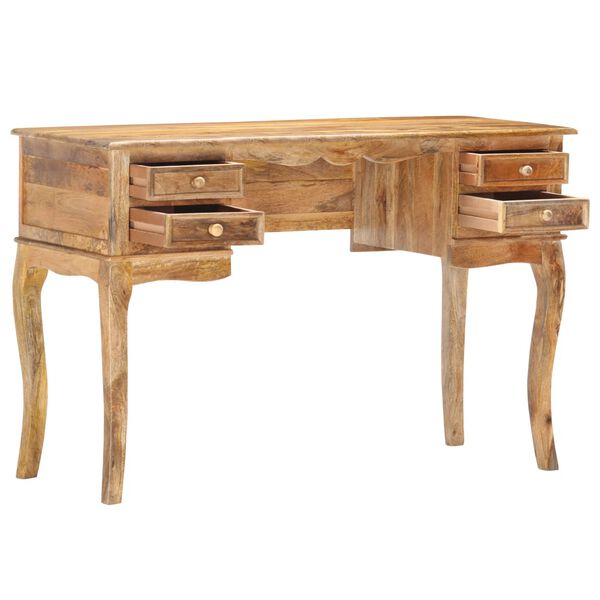 vidaXL Desk 115x45x75 cm Solid Mango Wood