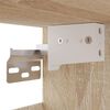 vidaXL Wall Cabinet Sonoma Oak 34.5x32.5x90 cm Engineered Wood