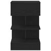vidaXL Bedside Cabinet 2 pcs Black Oak 40 x 35 x 65 cm Engineered Wood