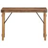 vidaXL End Table Brown 110 x 35 x 76 cm Solid Reclaim Wood
