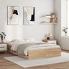 vidaXL Bed Frame with Drawers without Mattress Sonoma Oak 120x190 cm Small Double