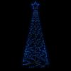 vidaXL Christmas Cone Tree Blue 200 LEDs 70x180 cm