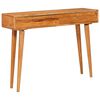vidaXL Console Table Brown 110 x 30 x 80 cm Solid Acacia Wood