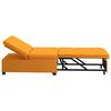 vidaXL Sofa Bed Dark yellow 194 x 67 x 37 cm Fabric
