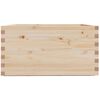vidaXL Garden Planter 90x90x49.5 cm Solid Wood Pine