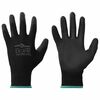 vidaXL Work Gloves 24 pcs Black 11 / XXL Polyester
