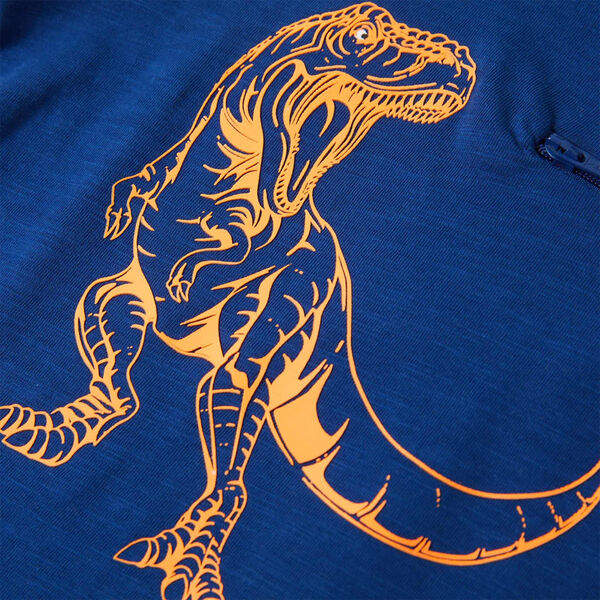 Kids' T-shirt with Short Sleeves Dark Blue 116