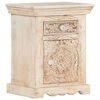 vidaXL Bedside Cabinet 40x30x50 cm Solid Mango Wood