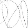 vidaXL Clipped Concertina Razor Wire Galvanised Steel 300 m