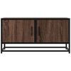 vidaXL TV Cabinet Brown Oak 80x34.5x40 cm Engineered Wood and Metal