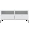 vidaXL TV Cabinet White 100x34.5x44.5 cm Engineered Wood