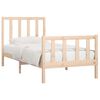 vidaXL Bed Frame without Mattress 90x190 cm Single Solid Wood