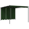 vidaXL Gazebo 4 x 3 x 2.3 m Green Polyester and Steel
