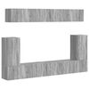 vidaXL TV Cabinet Set 5 pcs Grey Sonoma Engineered Wood