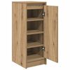 vidaXL Shoe Cabinet Artisan Oak 29.5x34x76 cm Engineered Wood