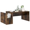 vidaXL Coffee Table Smoked Oak 90 x 45 x 35 cm Engineered Wood