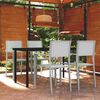 vidaXL 5 Piece Garden Dining Set White
