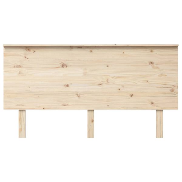 vidaXL Bed Headboard 154x6x82.5 cm Solid Wood Pine