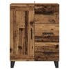 vidaXL Sideboard Old Wood 69.5 x 34 x 90 cm Engineered Wood and Iron